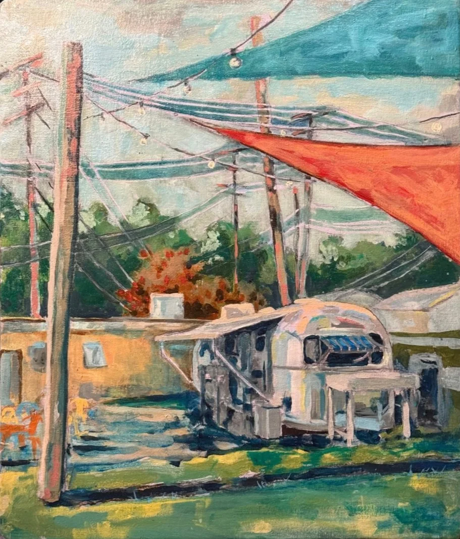 Airstream — painting by Scott Sullivan
