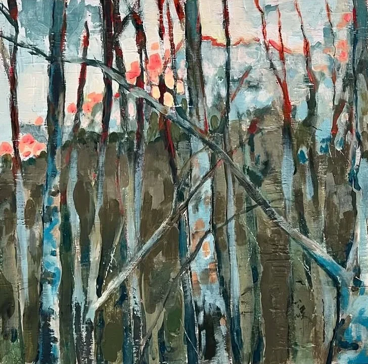 Bare Trees — painting by Scott Sullivan
